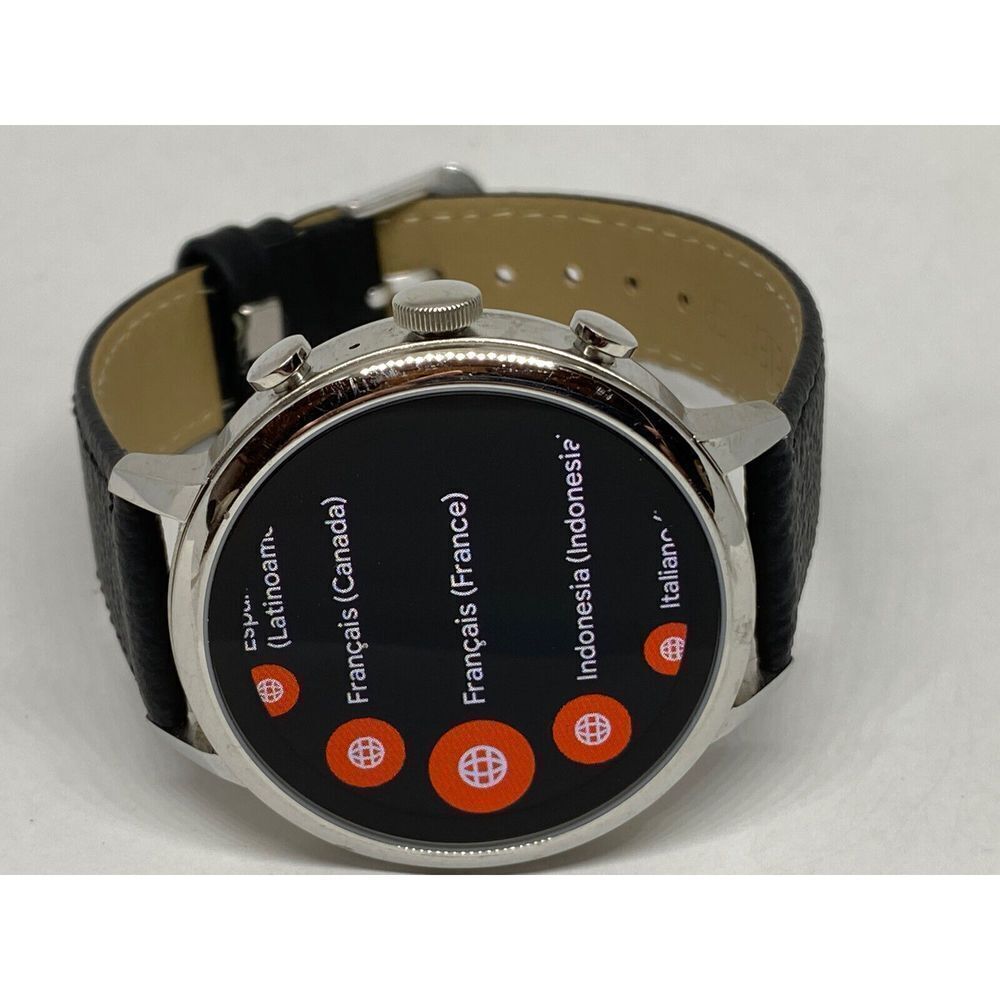 Fossil Gen 4 Authentic Digital Dial Smart Watch Custom Band FTW6017 DC105 - Picture 8 of 12